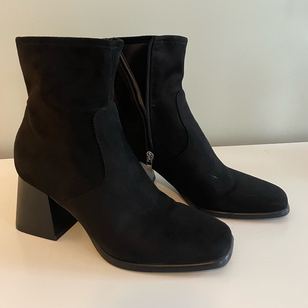 Marc Fisher Black Ankle Boots